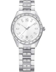 Matrix Date Watch in Silver