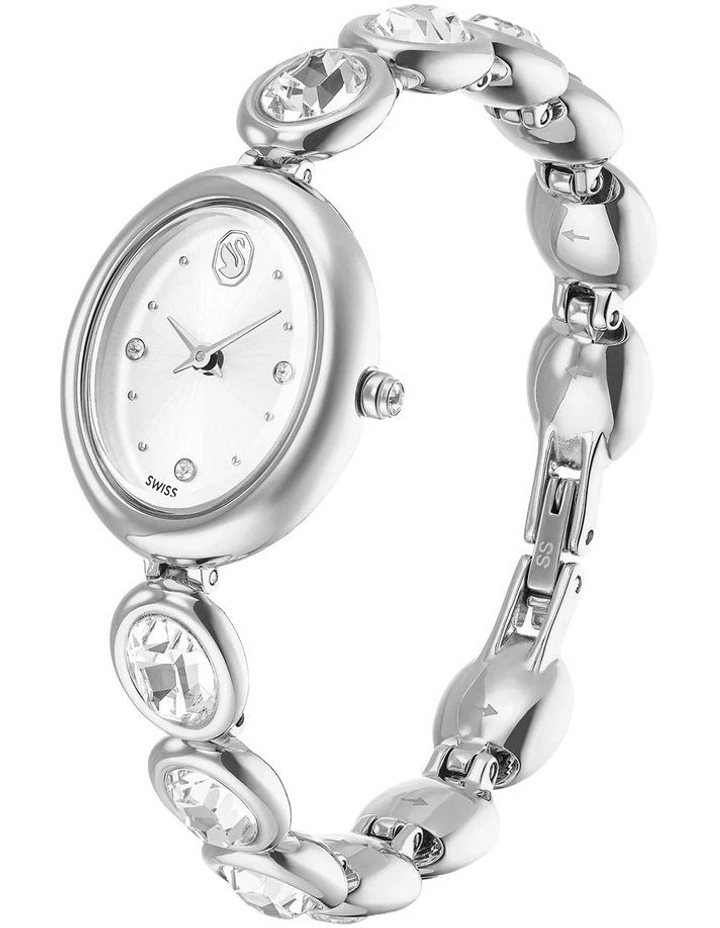 Imber Oval Watch in Silver image 2