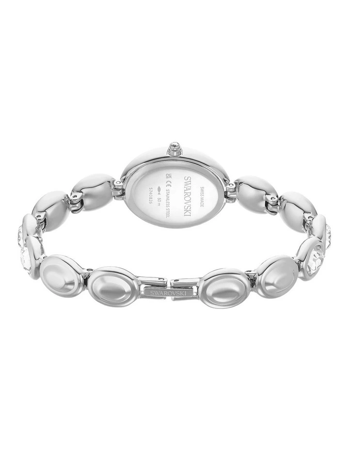 Imber Oval Watch in Silver image 3