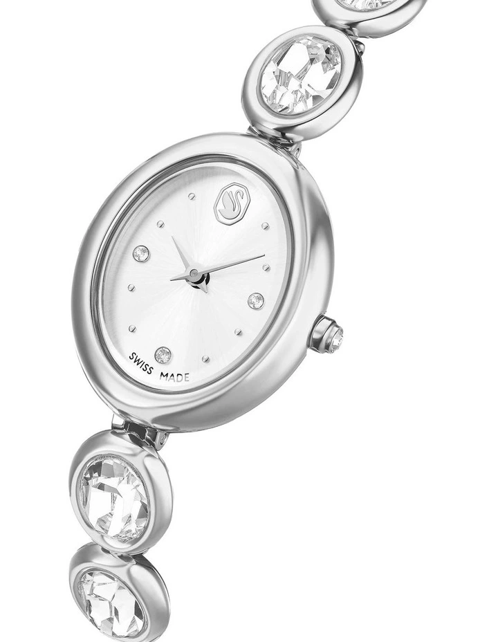 Imber Oval Watch in Silver image 4
