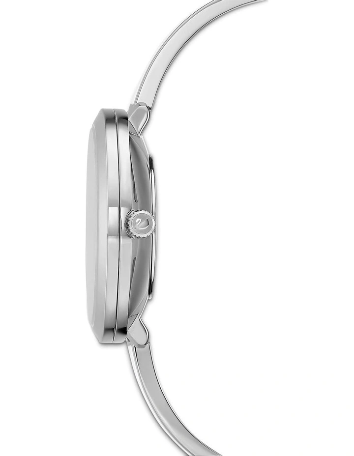 Crystalline Delight Watch Metal Bracelet White Stainless Steel image 2