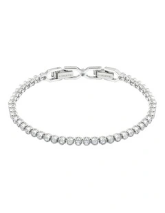 Imber Emily Bracelet Round Cut Rhodium Plated in White