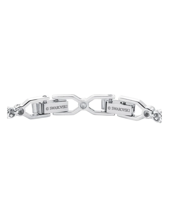 Imber Emily Bracelet Round Cut Rhodium Plated in White image 2