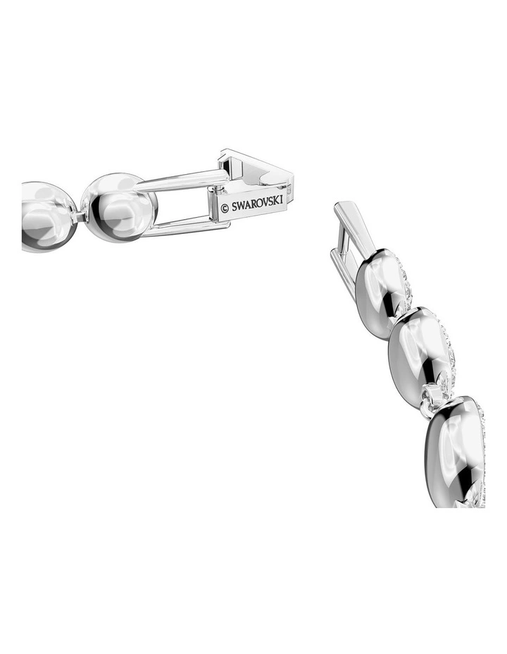 Angelic Bracelet Round Cut Pave Rhodium Plated in White image 3