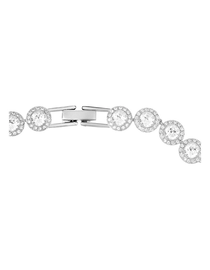 Una Angelic Necklace Round Cut Rhodium Plated in White image 2