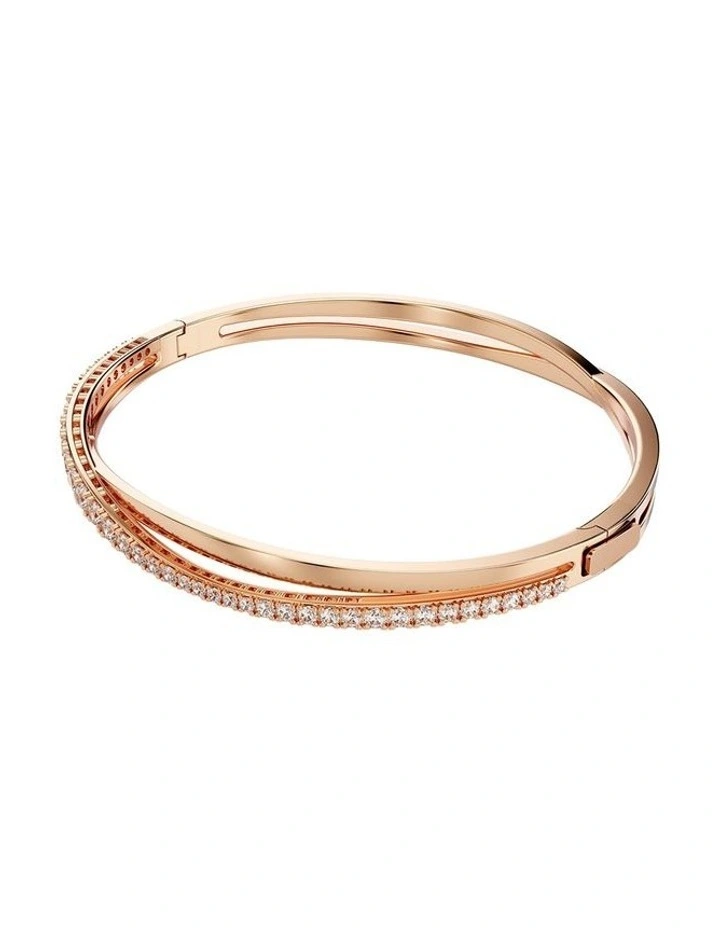 Hyperbola Bracelet Rose Gold-Tone Plated in White image 4