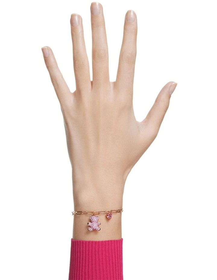 Teddy Bear Bracelet in Pink image 6