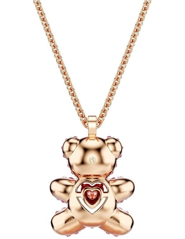 Teddy Pendant Bear Rose Gold-Tone Plated in Pink image 5