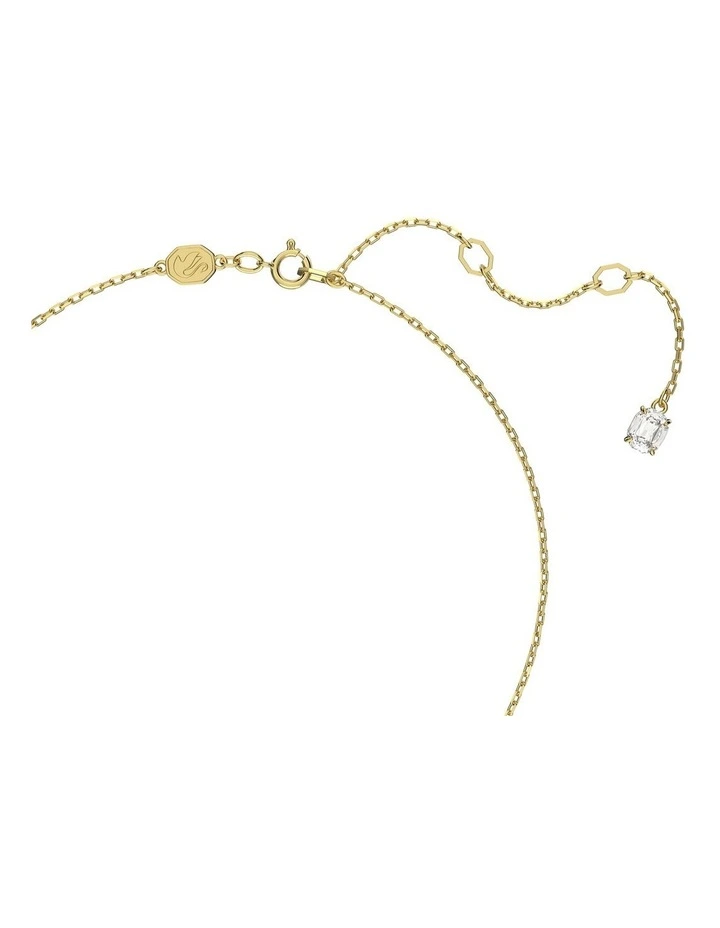 Stilla Pendant Round Cut Gold Tone Plated in White image 3