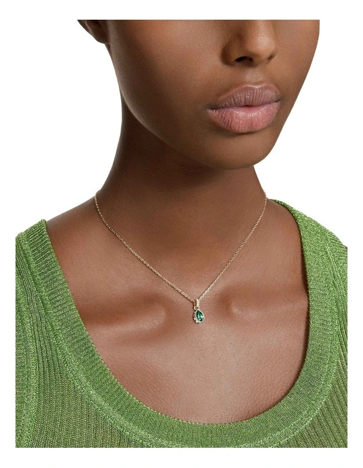 Chroma Pear Pendant in Green image 5