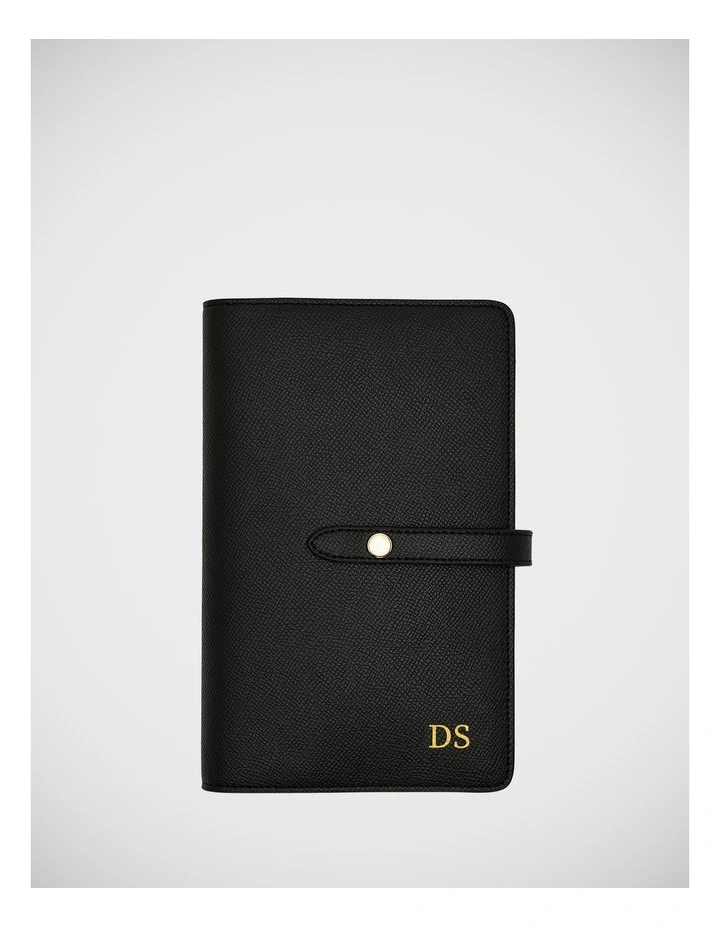 The Daily Edited Personalized Essentials Flat Travel Wallet In Black MYER