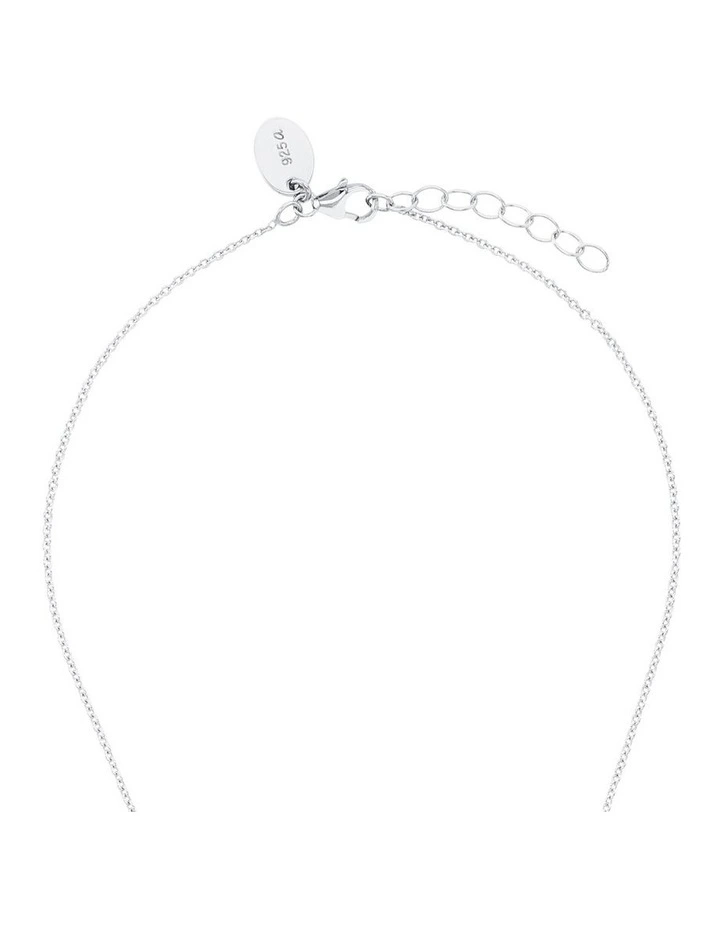 Blue Pave Star Necklace Set in Silver 925 image 3