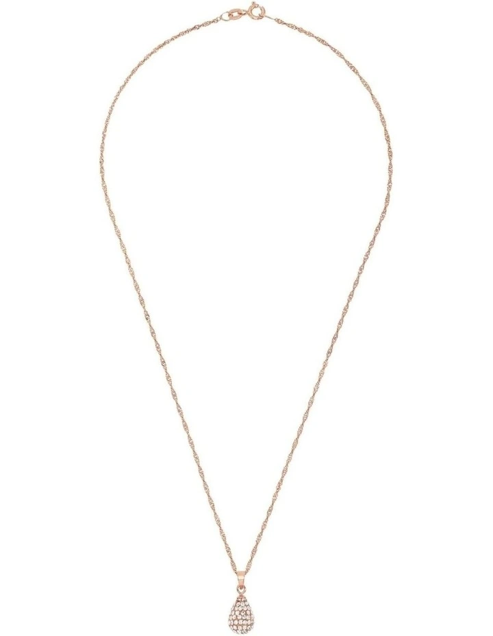 Rose Gold Pave Swarovski Crystal Necklace image 2