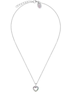 Heart Necklace Set in Silver