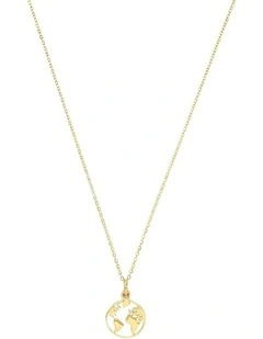 The Globe Necklace Set in Gold
