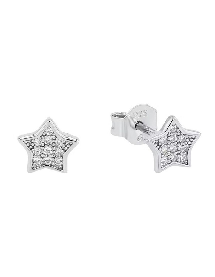 Star Stud Earrings in Silver 925 image 2