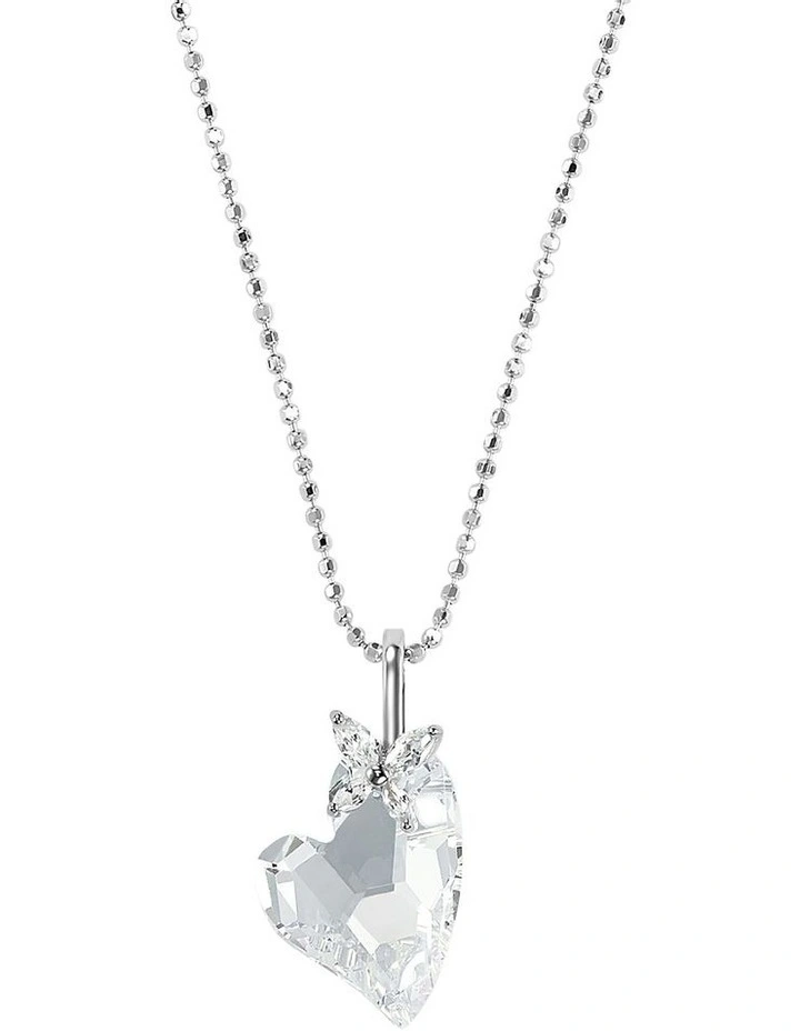 Crystal Heart Necklace Set image 2