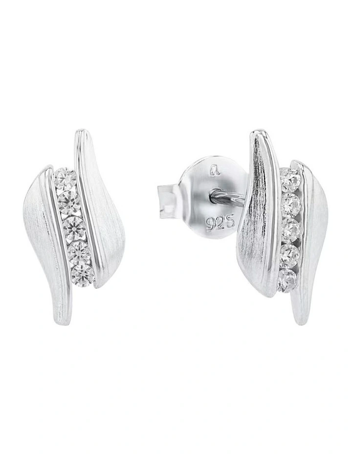 Silver 925 Stud Earrings image 2