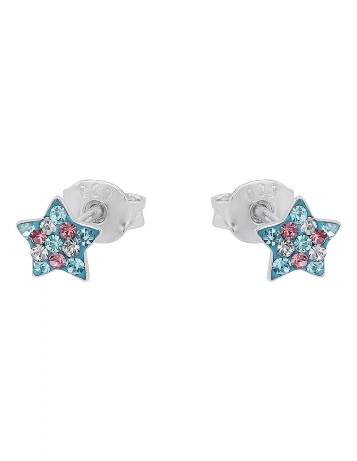 Blue Star Stud Earrings image 2