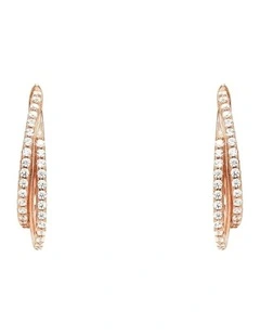 Drop Earrings in Rose Gold