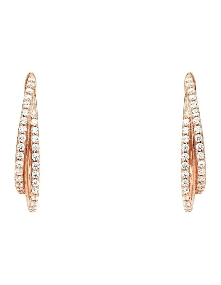 Drop Earrings in Rose Gold image 1