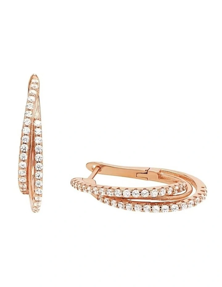 Drop Earrings in Rose Gold image 2