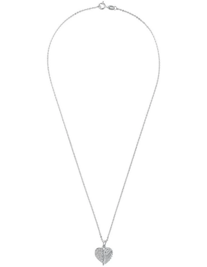 Amor Silver Pendant & Necklace Set image 3