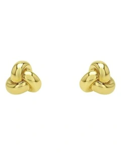9ct Gold Knot Stud Earrings