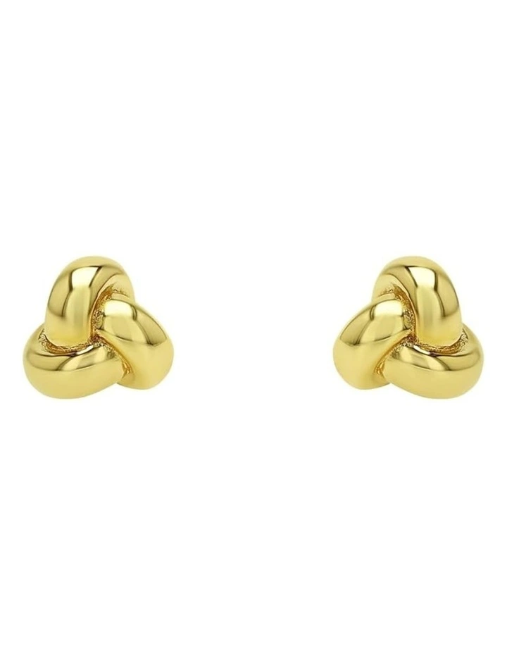 9ct Gold Knot Stud Earrings image 1