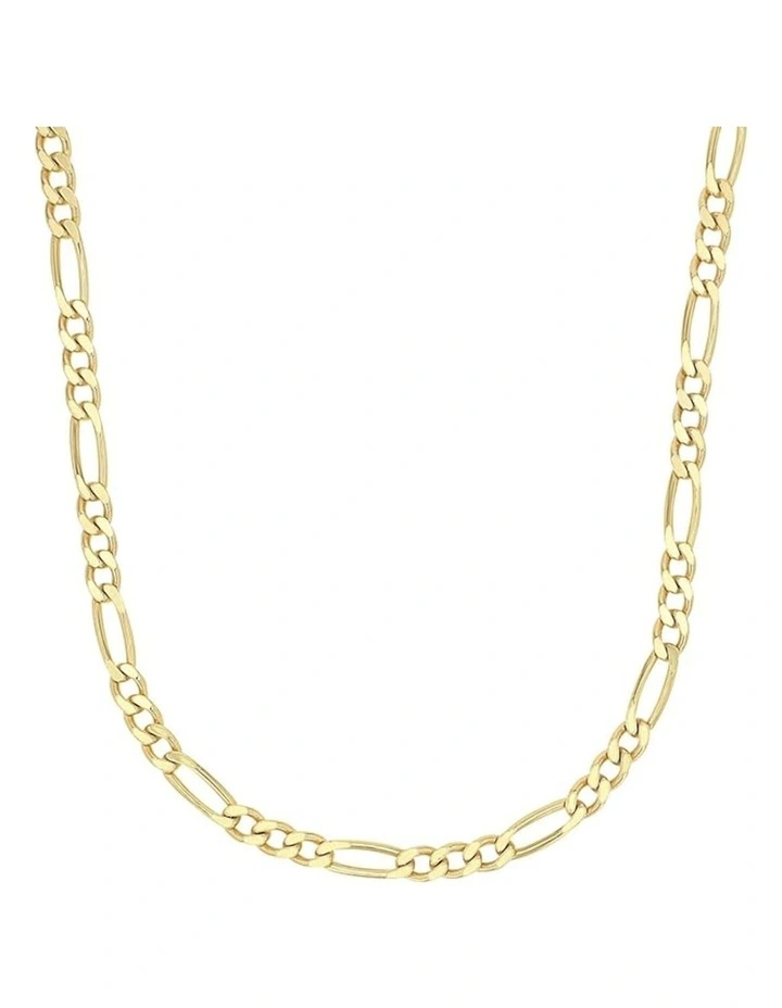 50cm Figaro Chain 9ct Gold image 1