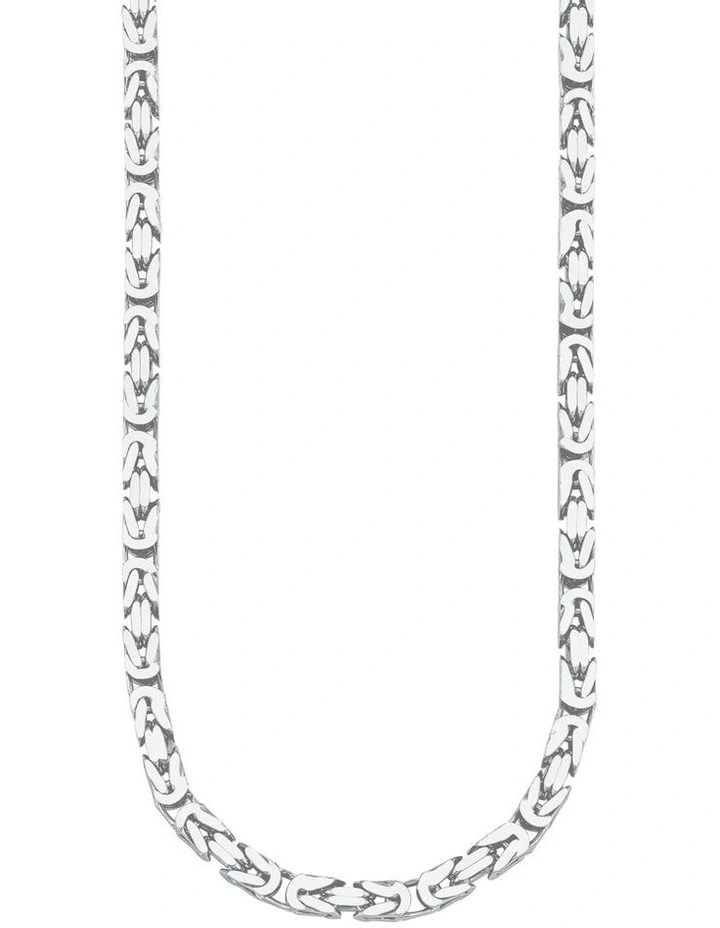 50cm Sterling Silver 925 Byzantine Chain image 2