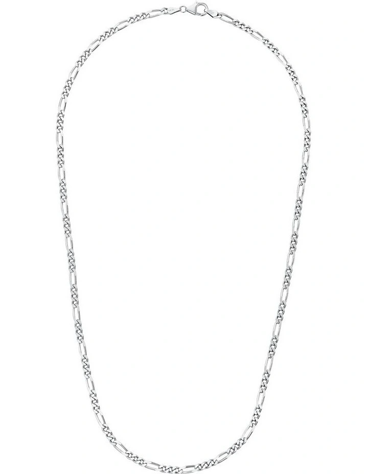 50cm Figaro Chain Sterling Silver image 1