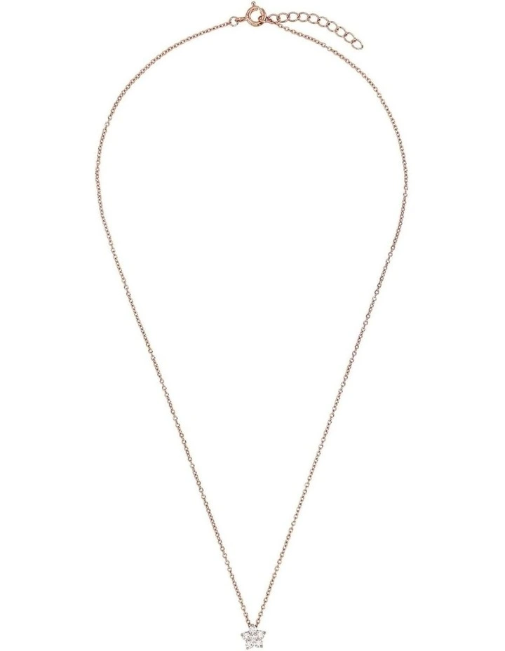Rose Gold Flower Necklace image 2