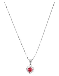 Girls Heart Necklace Set