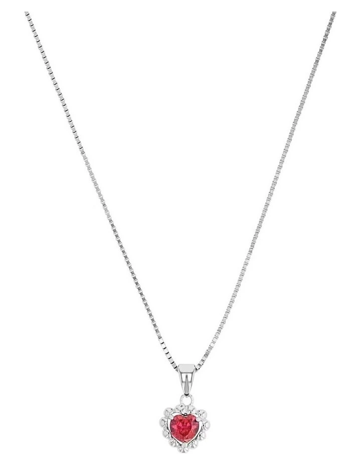 Girls Heart Necklace Set image 1