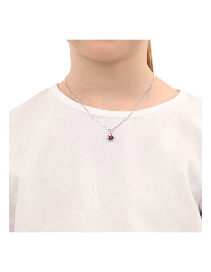 Girls Heart Necklace Set image 4