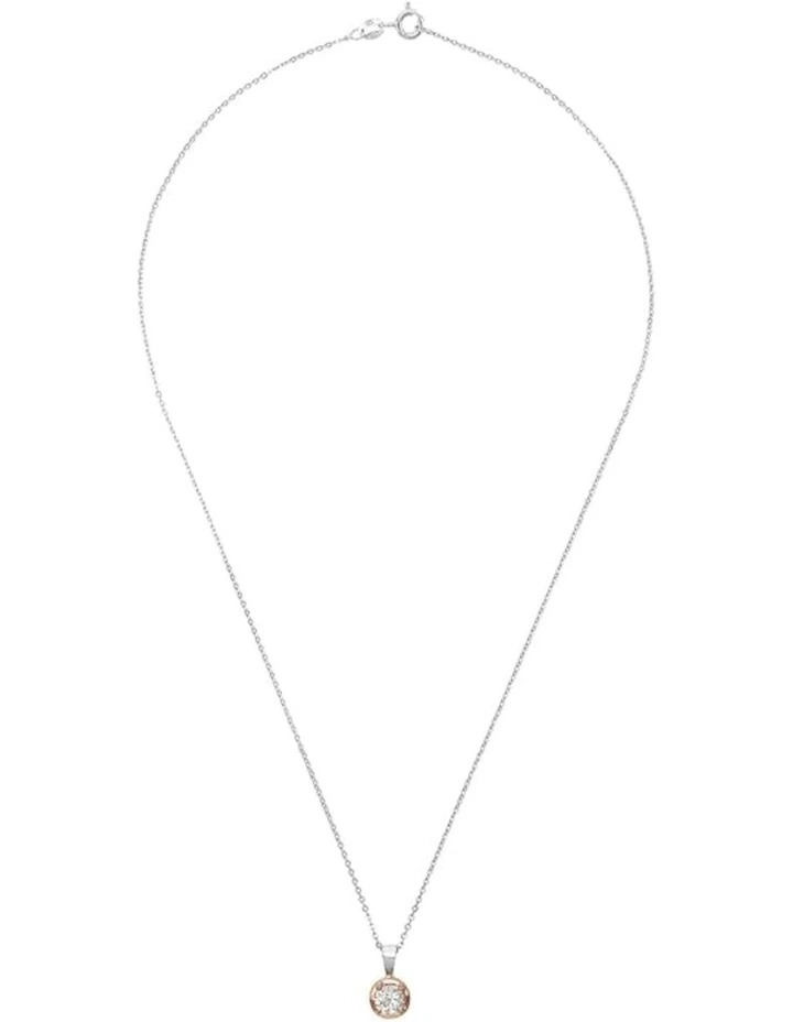 Rose Gold Cubic Zirconia Necklace image 2