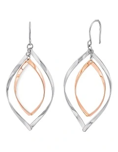 Amor Statement Earring Stainless Steel Part 18ct Rose Gold