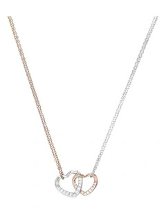 Two Hearts Necklace Set