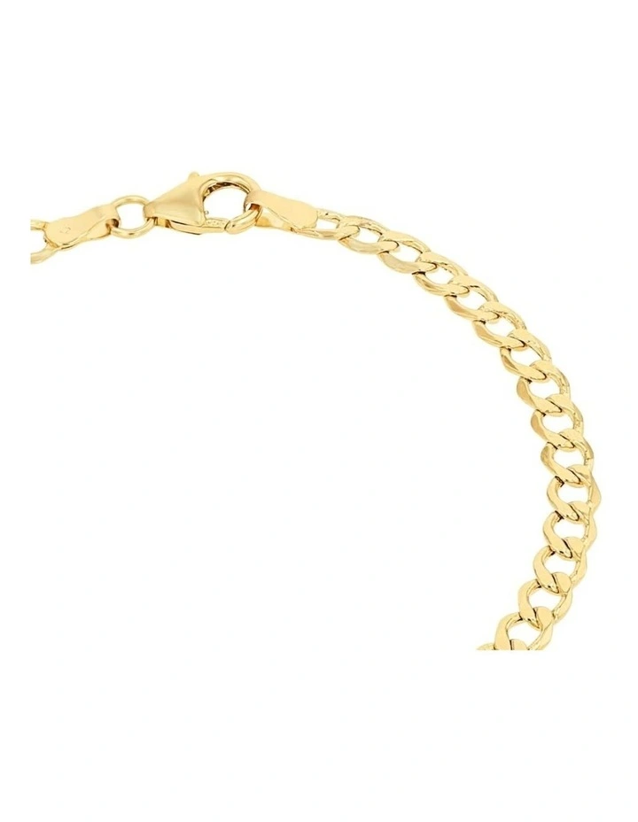 9ct Gold Curb Bracelet image 2