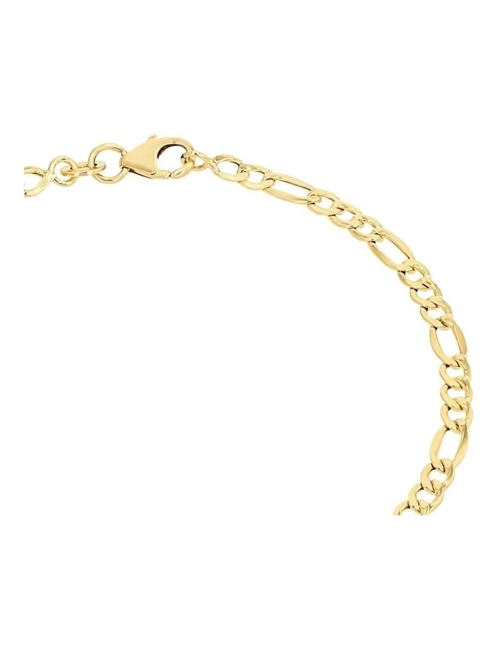 Figaro Bracelet in 9ct Gold image 2