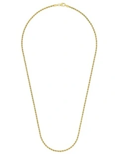 Rope Necklace in 9ct Gold
