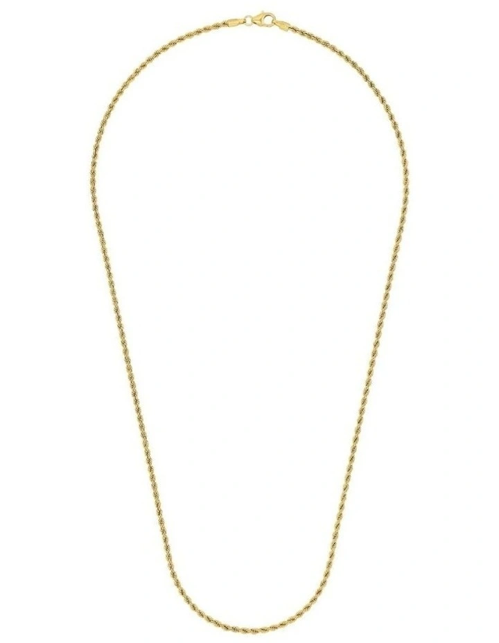 Rope Necklace in 9ct Gold image 1