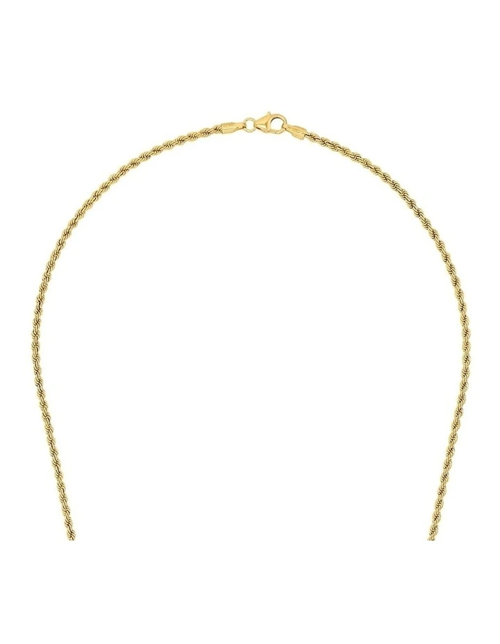 Rope Necklace in 9ct Gold image 2