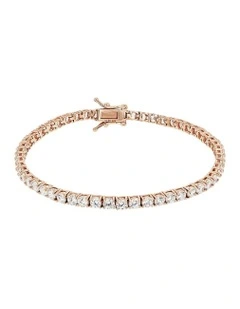 Tennis Bracelet in Rose Gold