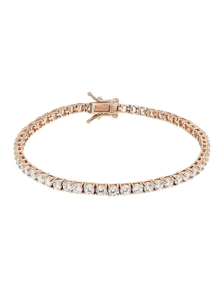 Tennis Bracelet in Rose Gold image 1