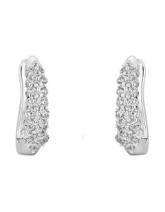 Gala Oval Hoop Earrings