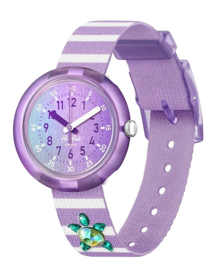 Shining Turtle Watch in Purple