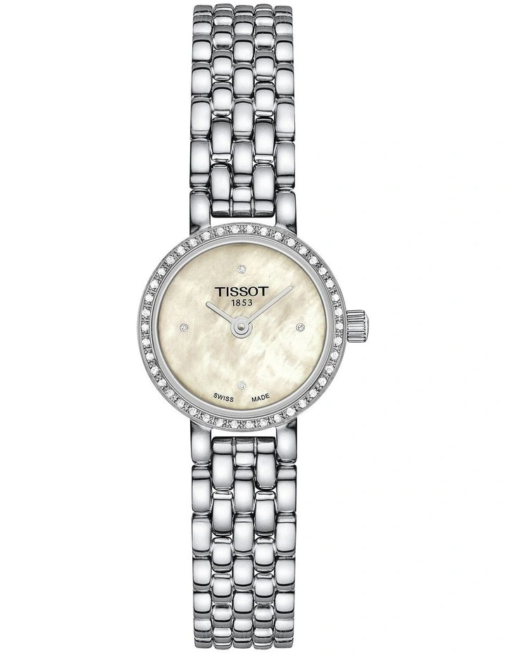 Lovely Round T1400096111600 Watch in Silver & Diamonds image 1