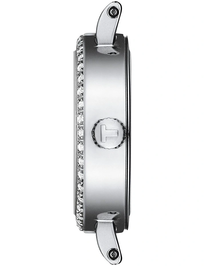 Lovely Round T1400096111600 Watch in Silver & Diamonds image 6
